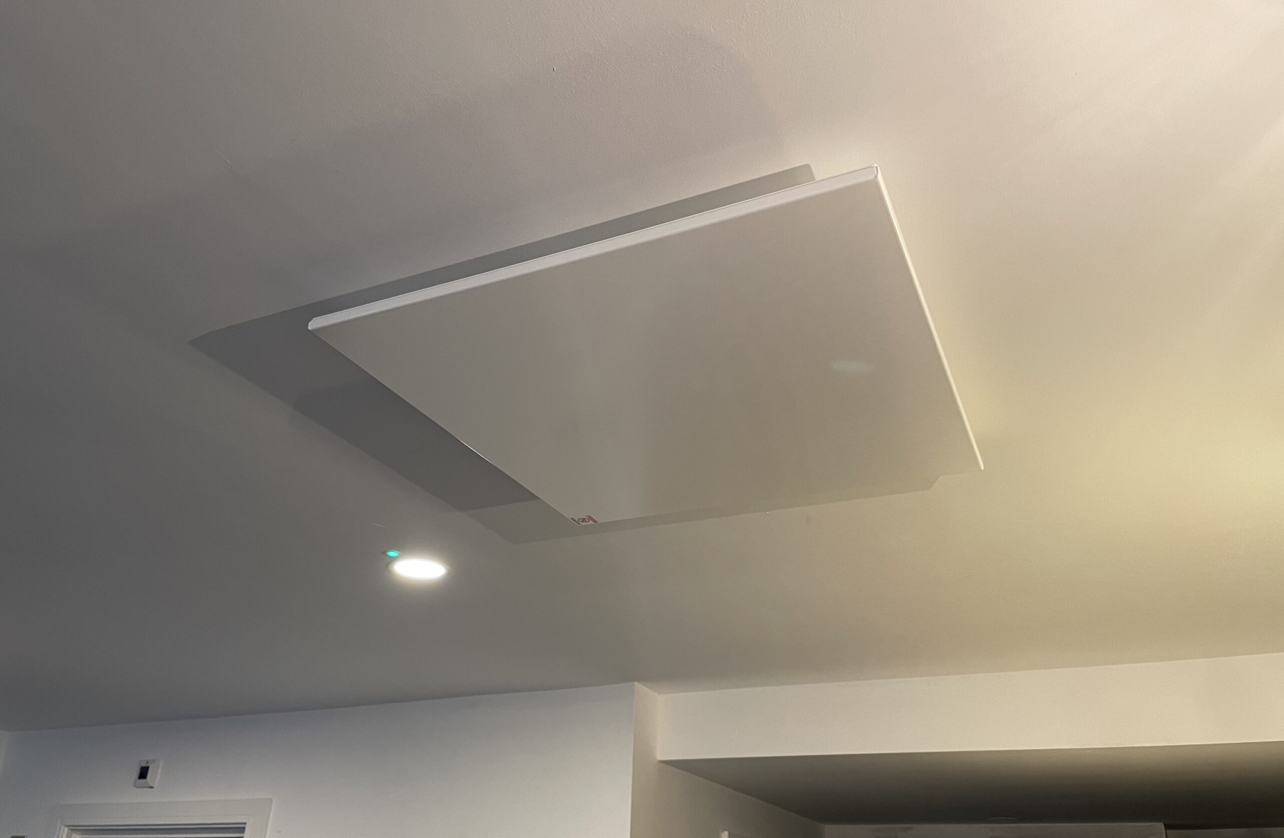 Ceiling panel infrared aluminium heater
