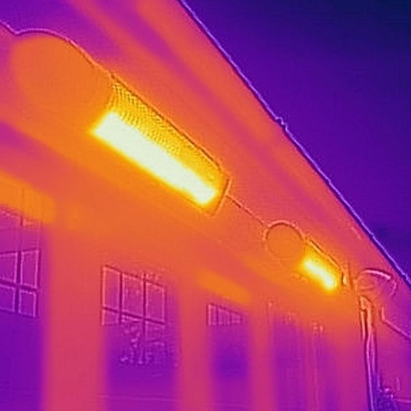 thermal image outdoor high powered heater